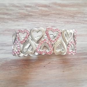 Cuff Heart Stretch Bracelet